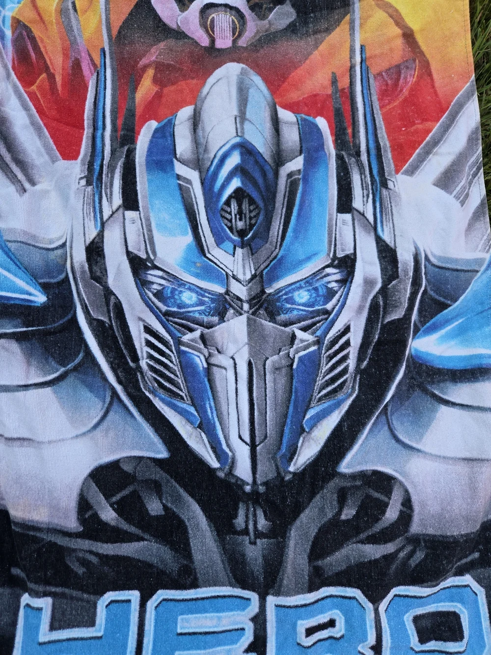 Vintage Transformers Hero Beach Towel -